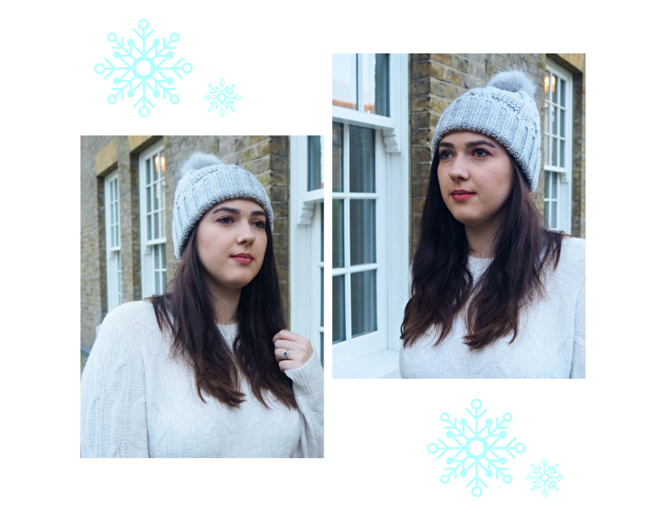 Grey Knit Hat