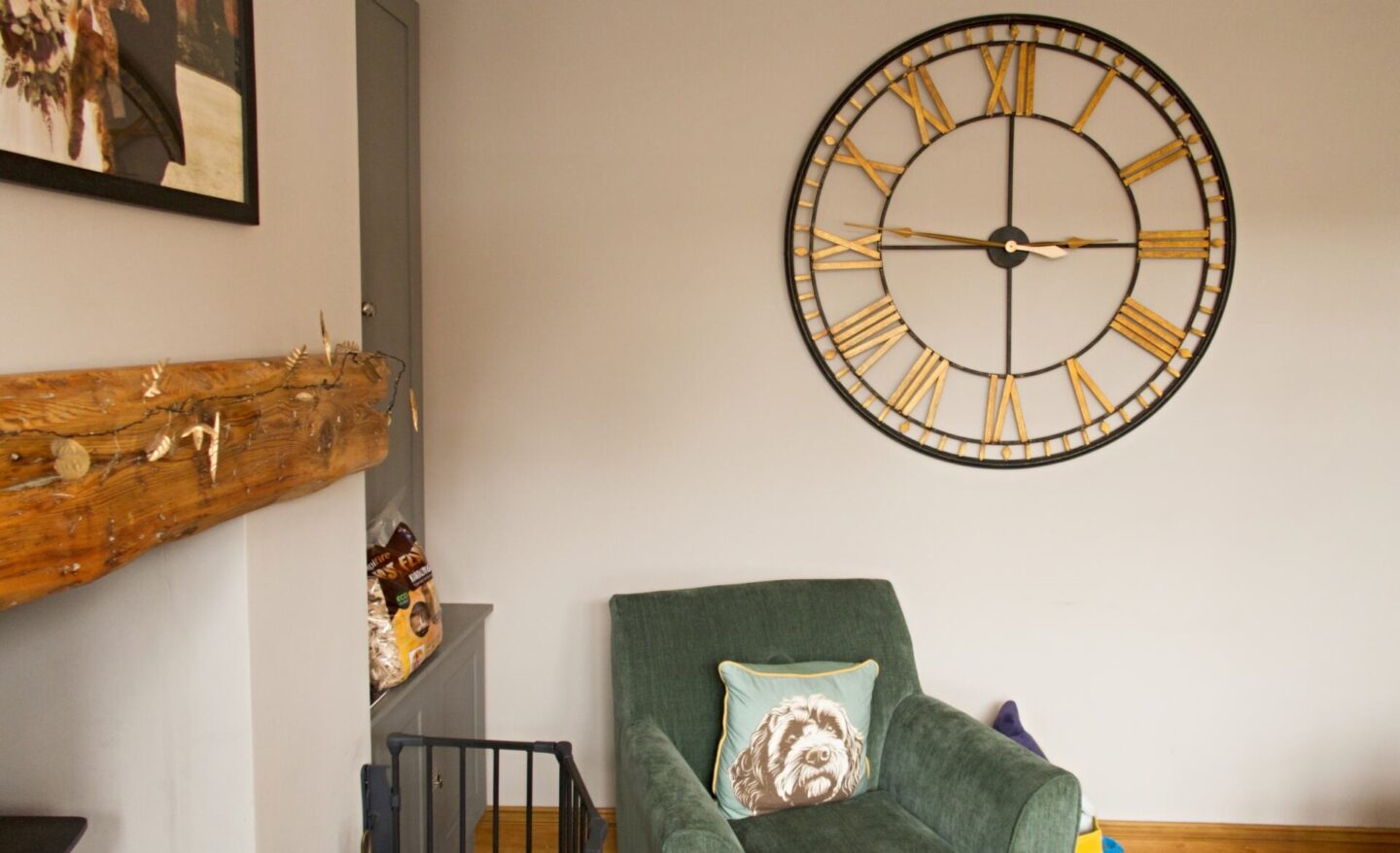 Black and Gold Clock